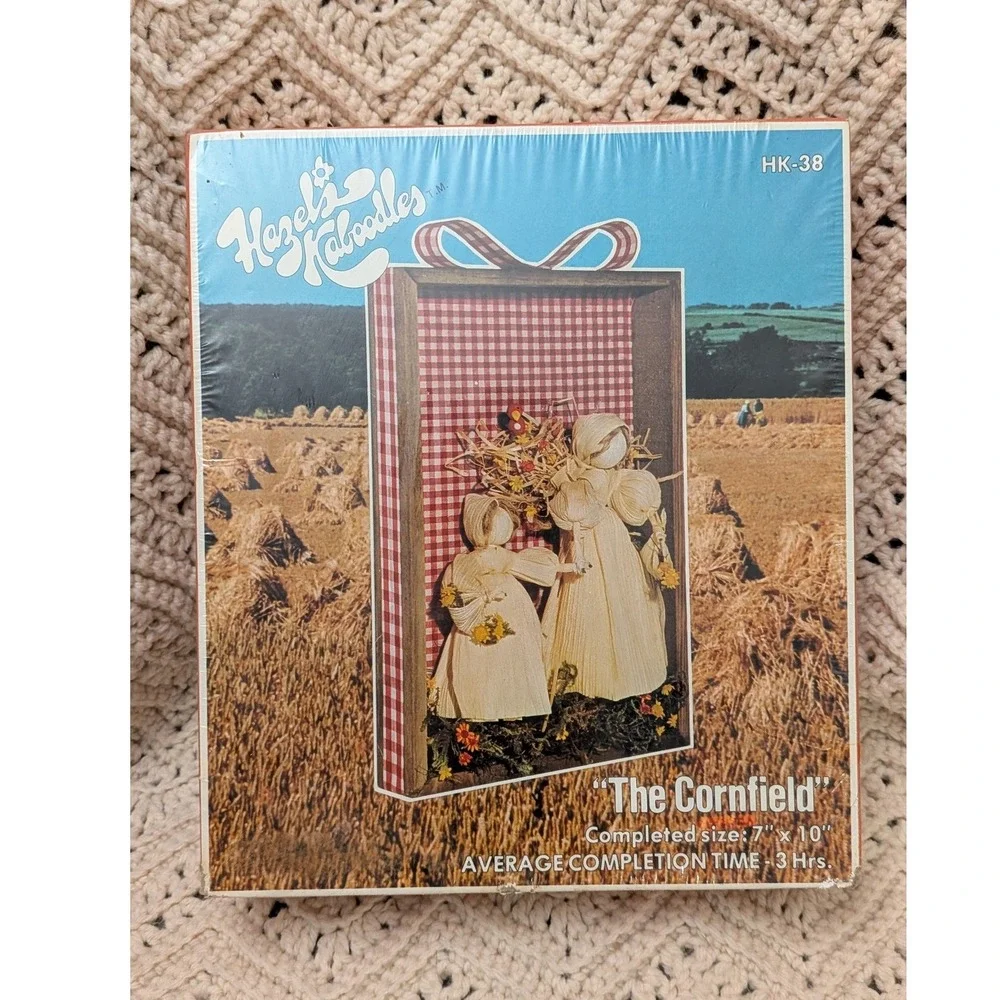Vintage Hazels Kaboodles The Cornfield Craft Kit HK-38 Hazel Pearson Corn Husk‎